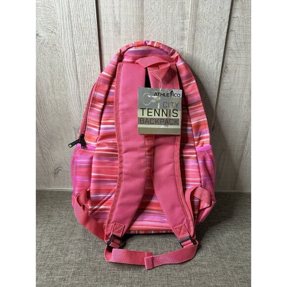 Athletico City Tennis Racquet Backpack Bag Holds 2 Rackets and Shoes Pickleball - Picture 2 of 10